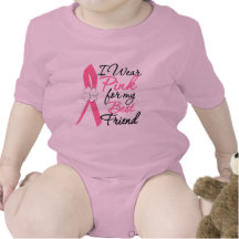 I Wear Pink For My Best Friend Tee Shirt