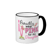 I Wear Pink For My Daughter 27 Breast Cancer Coffee Mugs