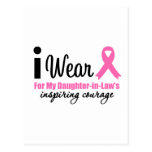 I Wear Pink For My Daughter-in-Law's Courage Post Cards