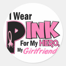 I Wear Pink For My Girlfriend 19 Stickers