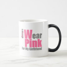 I Wear Pink For My Girlfriend Mugs