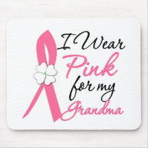 I Wear Pink For My Grandma Mouse Pad