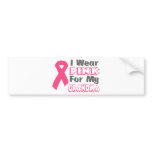 I Wear Pink For My Grandma (Version B) bumper stickers