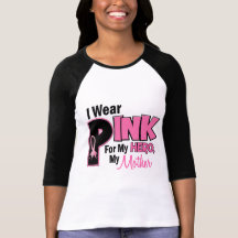 I Wear Pink For My Mother 19 BREAST CANCER Shirt