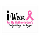 I Wear Pink For My Mother-in-Law's Courage Postcard