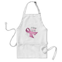 I Wear Pink For My Sister Breast Cancer Awareness Apron