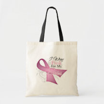 I Wear Pink For My Sister Breast Cancer Awareness Bags