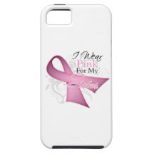 I Wear Pink For My Sister Breast Cancer Awareness iPhone 5 Covers