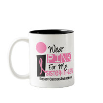 I Wear Pink For My Sister-In-Law 9 Breast Cancer Mug