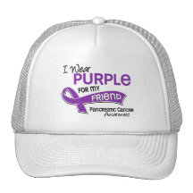 I Wear Purple 42 Friend Pancreatic Cancer Hat