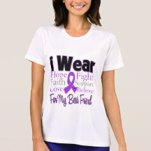I Wear Purple Collage Best Friend - Pancreatic Can Shirts