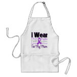 I Wear Purple Collage Mum - Pancreatic Cancer aprons