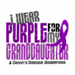 I Wear Purple For Granddaughter 6 Crohn’s Disease t-shirts
