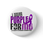 I Wear Purple For ME 6 Crohn’s Disease buttons