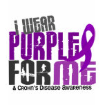 I Wear Purple For ME 6 Crohn’s Disease t-shirts