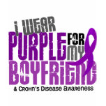 I Wear Purple For My Boyfriend 6 Crohn’s Disease t-shirts