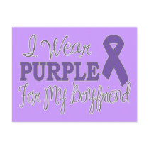 I Wear Purple For My Boyfriend (Purple Ribbon)