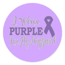 I Wear Purple For My Boyfriend (Purple Ribbon)