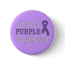I Wear Purple For My Brother (Purple Ribbon)