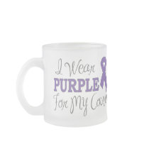 I Wear Purple For My Cousin (Purple Ribbon) Coffee Mugs