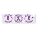I Wear Purple For My Dad bumper stickers