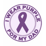 I Wear Purple For My Dad t-shirts