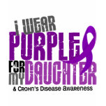 I Wear Purple For My Daughter 6 Crohn’s Disease t-shirts