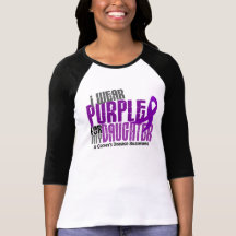 I Wear Purple For My Daughter 6 Crohn’s Disease T Shirts