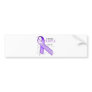 I Wear Purple for my Daughter Bumper Stickers