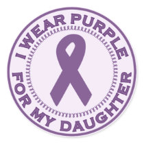 I Wear Purple For My Daughter