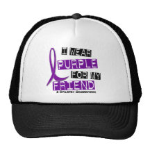 I Wear Purple For My Friend 37 Epilepsy Mesh Hat