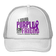I Wear Purple For My Friend 6 Crohn’s Disease Trucker Hat