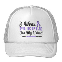 I Wear Purple For My Friend Hat