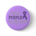 I Wear Purple For My Friend (Purple Ribbon)