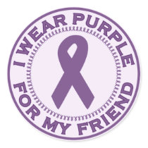 I Wear Purple For My Friend