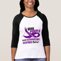 I Wear Purple For My Grandmother’s Memories 33 T-shirt