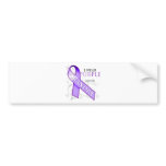 I Wear Purple for my Grandpa Bumper Stickers