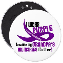 I Wear Purple For My Grandpa’s Memories 33 Pins