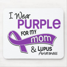 I Wear Purple For My Mum 42 Lupus Mouse Mat