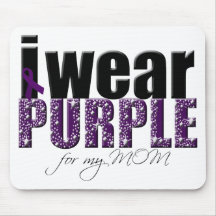 I Wear Purple For My Mum Mouse Mats