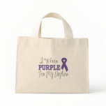 I Wear Purple For My Nephew (Purple Ribbon) bags