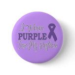 I Wear Purple For My Nephew (Purple Ribbon) buttons