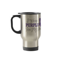 I Wear Purple For My Niece (Purple Ribbon) Mugs