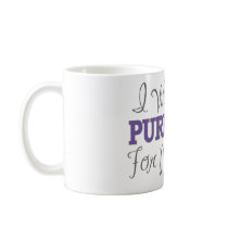 I Wear Purple For My Niece (Purple Ribbon) Mug