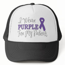 I Wear Purple For My Patients (Purple Ribbon)