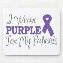 I Wear Purple For My Patients (Purple Ribbon)