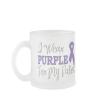 I Wear Purple For My Patients (Purple Ribbon) Mugs