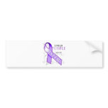 I Wear Purple for my Sister Bumper Stickers