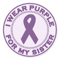 I Wear Purple For My Sister