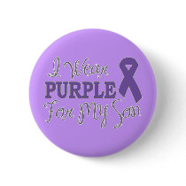I Wear Purple For My Son (Purple Ribbon)